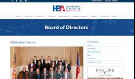 
							         Board of Directors - Home Builders Association of Greater Austin								  
							    