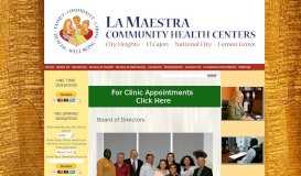 
							         Board of Directors - La Maestra Community Health Centers								  
							    
