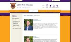 
							         Board of Education / Board Members - Sherrard School District								  
							    