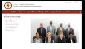 
							         Board Of Education / Board of Education - Russell County School District								  
							    