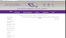 
							         Board of Education - Burlington Community School District								  
							    