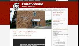 
							         Board of Education - District - Clarenceville - Home of the Trojans ...								  
							    