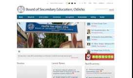 
							         Board of Secondary Education, Odisha								  
							    