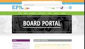 
							         Board Portal | EP!C								  
							    