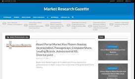 
							         Board Portal industry size – Market Research Gazette								  
							    