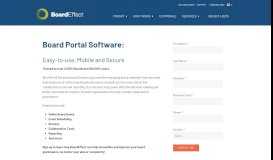 
							         Board Portal Software | BoardEffect								  
							    