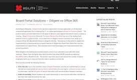 
							         Board Portal Solutions - Diligent vs Office 365 | Xgility								  
							    