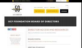 
							         Board Portal - UCF Foundation								  
							    