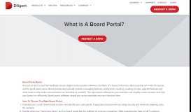 
							         Board Portal: What Is A Board Portal And How To Choose One | Diligent								  
							    