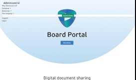 
							         BOARD PORTALS - Digital collaboration and document sharing.								  
							    
