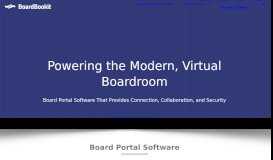 
							         BoardBookit | Secure Board Portal and Board Management Tools								  
							    