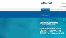 
							         Boat Insurance | BoatUS								  
							    