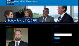 
							         Bobby Futch, CIC, CRPC / Patton Albertson & Miller								  
							    