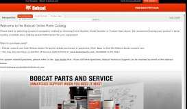 
							         Bobcat Genuine Parts Catalog – Official Bobcat Company site								  
							    