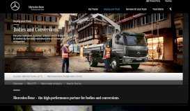 
							         Bodies and Conversions – Mercedes-Benz Trucks								  
							    