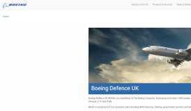 
							         Boeing: Boeing UK - Defence								  
							    