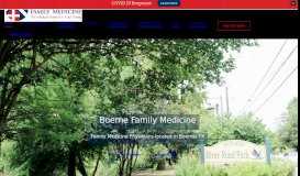 
							         Boerne Family Medicine: Family Medicine Physicians: Boerne, TX								  
							    