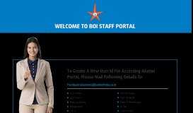 
							         BOI Staff Portal - Bank of India								  
							    
