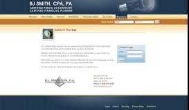 
							         Boise, ID CPA Firm | Client Portal Page | BJ Smith CPA PA								  
							    