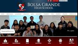 
							         Bolsa Grande High School								  
							    