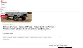 
							         Bolt-on-Portale - Tibus Offroad - Pinterest								  
							    