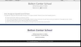 
							         BOLTON CENTER SCHOOL Student Handbook 2016-2017								  
							    
