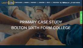 
							         Bolton Sixth Form College - Learn Live								  
							    