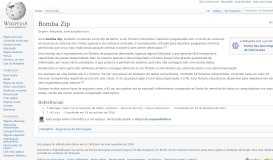 
							         Bomba Zip – Wikipédia, a enciclopédia livre								  
							    