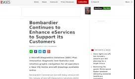 
							         Bombardier Continues to Enhance eServices to Support its ...								  
							    