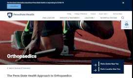 
							         Bone and Joint Institute - Penn State Health Milton S. Hershey Medical ...								  
							    