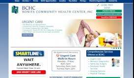 
							         Bonita Community Health Center!								  
							    