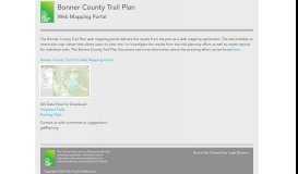 
							         Bonner County Trail Plan - Planning and GIS								  
							    