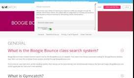 
							         Boogie Bounce FAQ - Gymcatch								  
							    