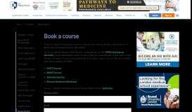 
							         Book A Course - The Medic Portal								  
							    
