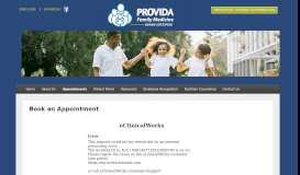 
							         Book an Appointment - Provida Family Medicine								  
							    