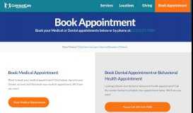 
							         Book Appointment | CommuniCare Health Centers								  
							    