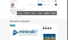 
							         Book MiniCabit Taxi | Compare Taxi Prices | VisitBritain USA								  
							    