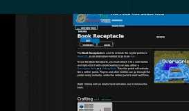 
							         Book Receptacle | Feed The Beast Wiki | FANDOM powered by Wikia								  
							    
