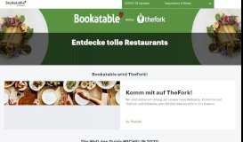 
							         Bookatable: Restaurant Suche – Restaurant-Tischreservierung								  
							    
