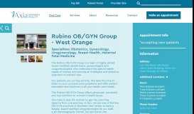 
							         Booking an Appointment | Rubino OB/GYN Group								  
							    
