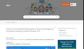 
							         Booking Engine or Channel Manager - eZee BurrP!								  
							    