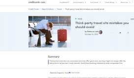 
							         Booking through a travel portal: Avoid these mistakes - CreditCards.com								  
							    