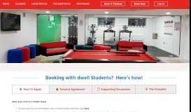 
							         Booking with dwell Students - UK Student Accommodation								  
							    