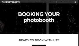 
							         Booking your Photobooth - PKC PHOTOBOOTH								  
							    