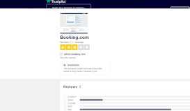 
							         Booking.com Reviews | Read Customer Service Reviews of ...								  
							    