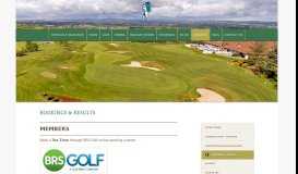 
							         Bookings & Results - Lee Valley Golf & Country Club								  
							    