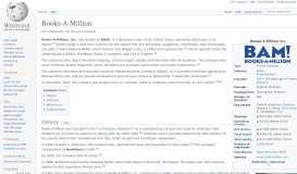 
							         Books-A-Million - Wikipedia								  
							    