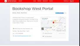 
							         Bookshop West Portal - SFStation								  
							    