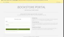 
							         Bookstore Portal: XYZ Textbooks								  
							    