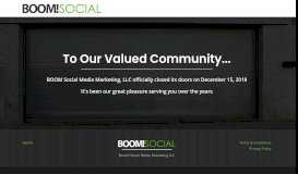 
							         Boom! Social - Social, Web, And Relationship Marketing								  
							    
